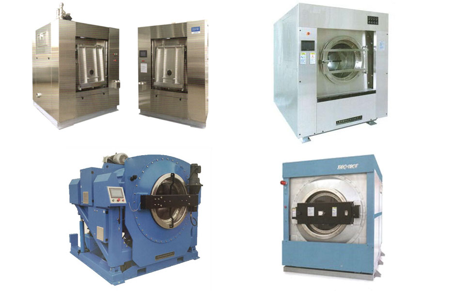 四种不同类型的工业洗衣机